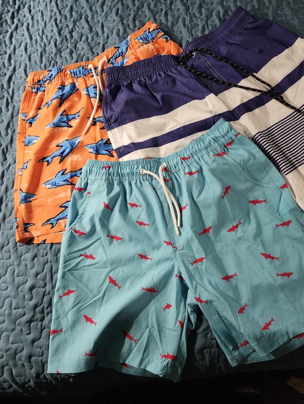 3 Pair Men's Swim Trunks